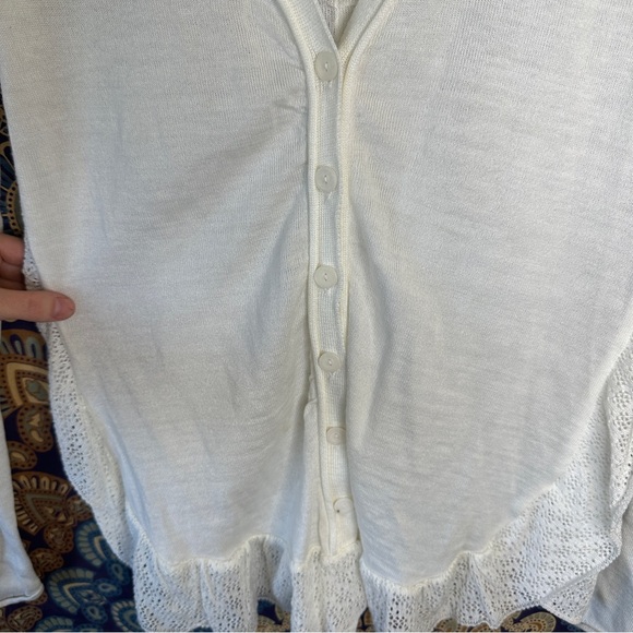 π¦5/20$π¦ lace button up cardigan - Picture 5 of 12